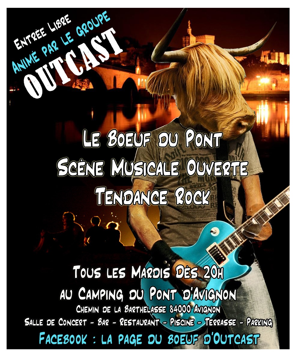 scène ouverte musicale boeuf avignon camping pont d'avignon barthelasse