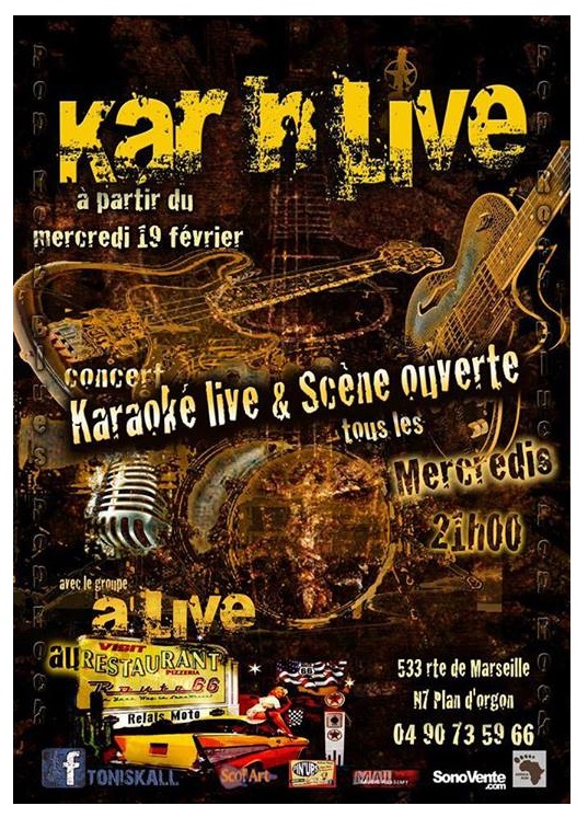 karaoké live bouef route 66